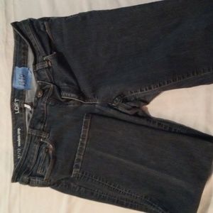 Loft denim modern crop